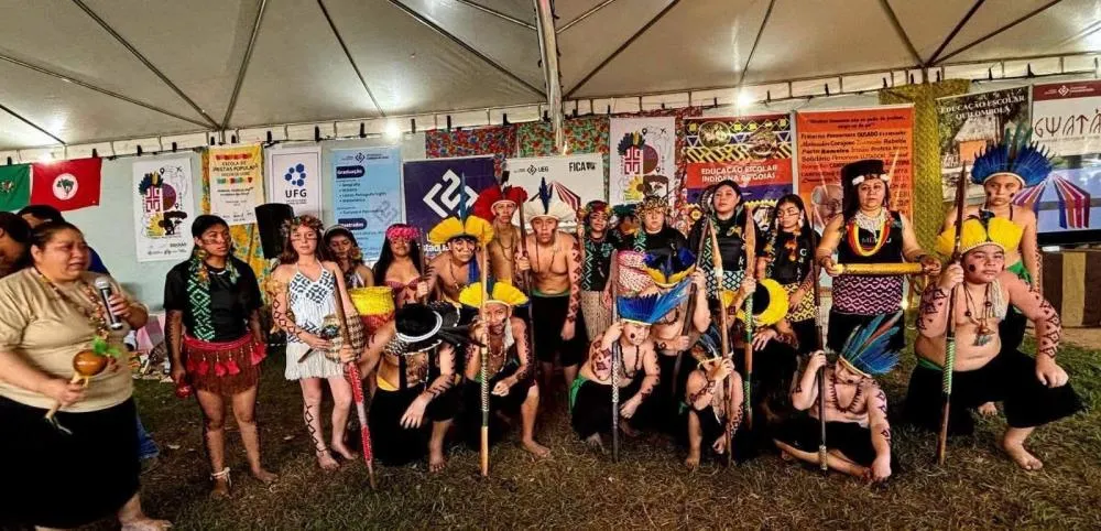Grupo cultural Ga Krã participou da 27ª edição do FICA e da 8ª Tenda Multiétnica, em Goiás.