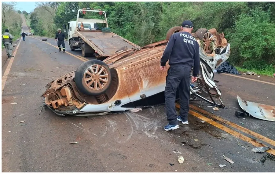 Colisão deixa um jovem de 20 anos morto e seis gravemente feridos na ERS-514