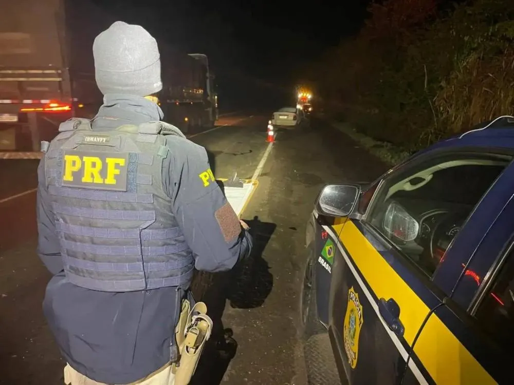 Motorista de Pinheirinho do Vale morre em colisão frontal na BR-386