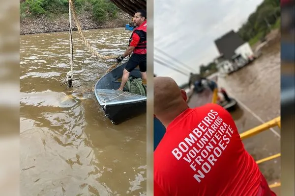 Foto: Corpo de Bombeiros Voluntários Fronteira Noroeste