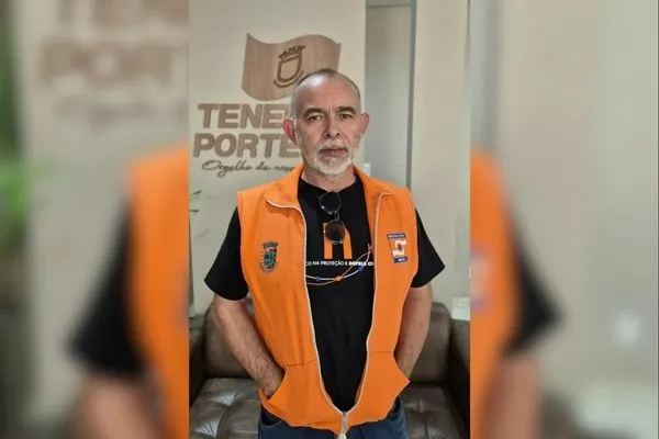 Coordenador Municipal de Proteção e Defesa Civil, Cleber Giordani Tesche | Foto: Divulgação/Ascom