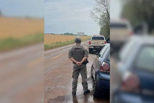 Homem é preso após tentativa de furto de caminhão e veículo furtado ser localizado em Coronel Bicaco